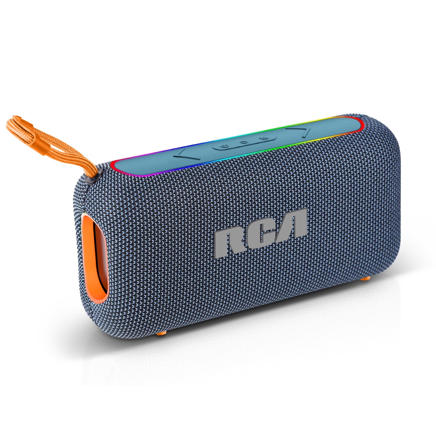 RCA BEAT-44 10W Portable Bluetooth Speaker with Dual Woofers & RGB Lights