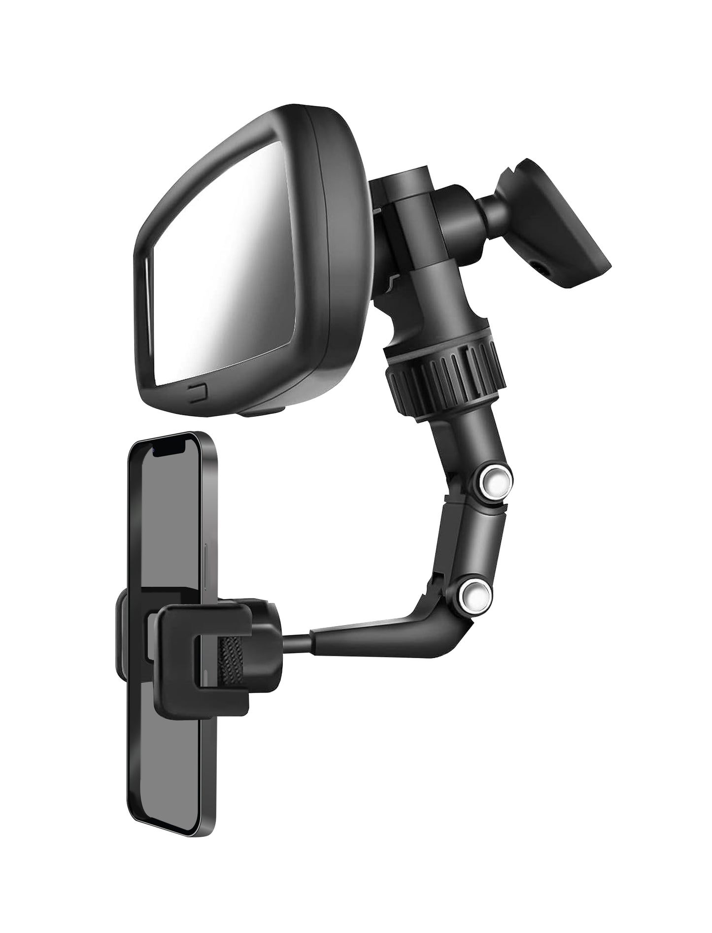 RCA Rearview Car Mount - Adjustable Multi-Joint Phone Holder for Universal Use - Top Tech Audio 