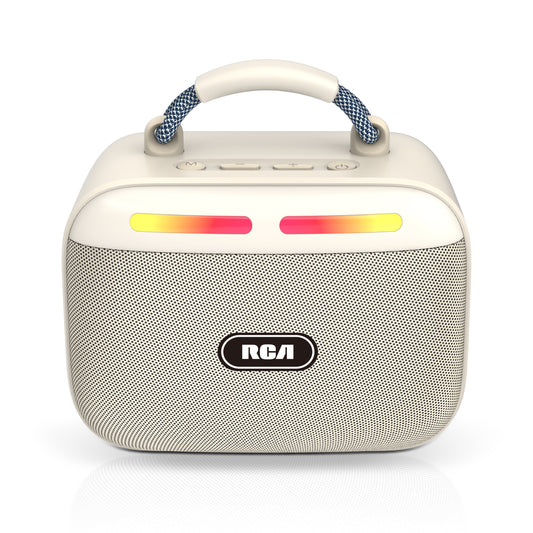 RCA FLEX-30 Portable Bluetooth Speaker with RGB Lights & 100-Min Playback