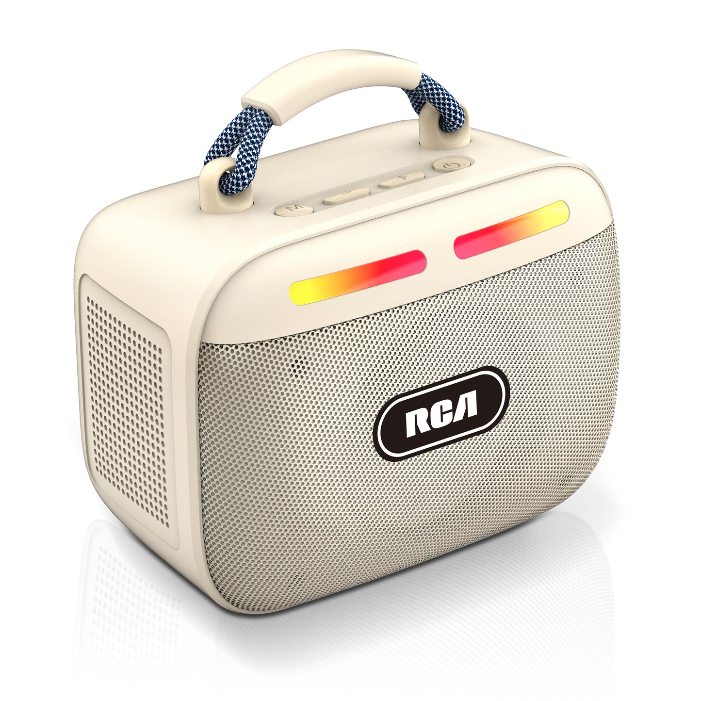 RCA FLEX-30 Portable Bluetooth Speaker with RGB Lights & 100-Min Playback