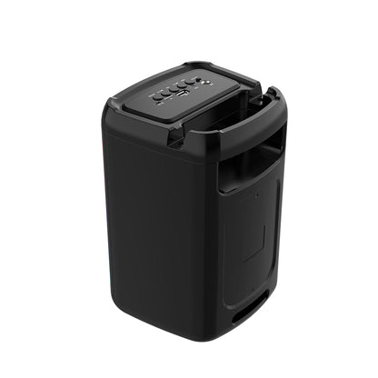 RCA STAGE-102 4" RGB LED Bluetooth Speaker with Stereo Sound & Carrying Handle - Top Tech Audio 