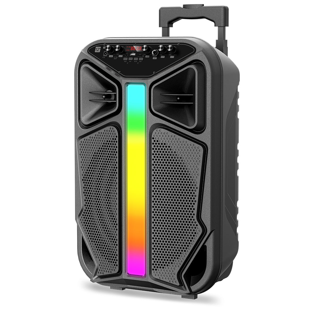 RCA STAGE-12 12" Bluetooth Speaker with Mic, Remote Control & Multiple Inputs - Top Tech Audio 