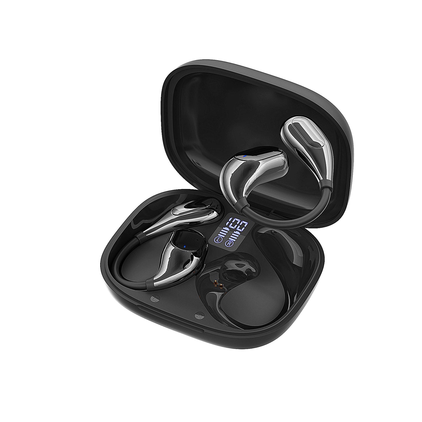 RCA WAVE-44 TWS Aero Pods - Bluetooth V5.4, 5-6 Hour Playtime, Fast Charging - Top Tech Audio 