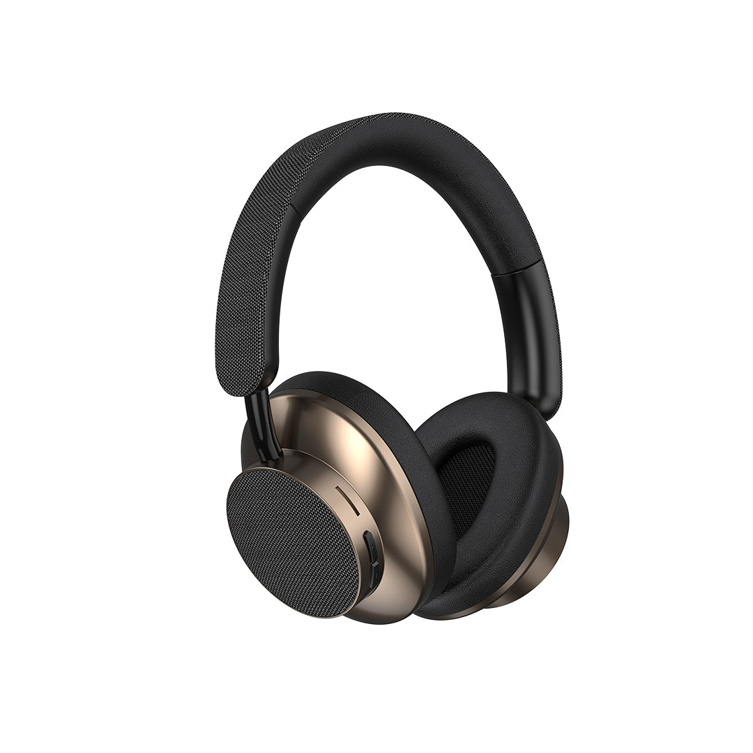 RCA WAVE-75 ANC Bluetooth Wireless Headphones - 25H Playtime, Metallic Finish - Top Tech Audio 