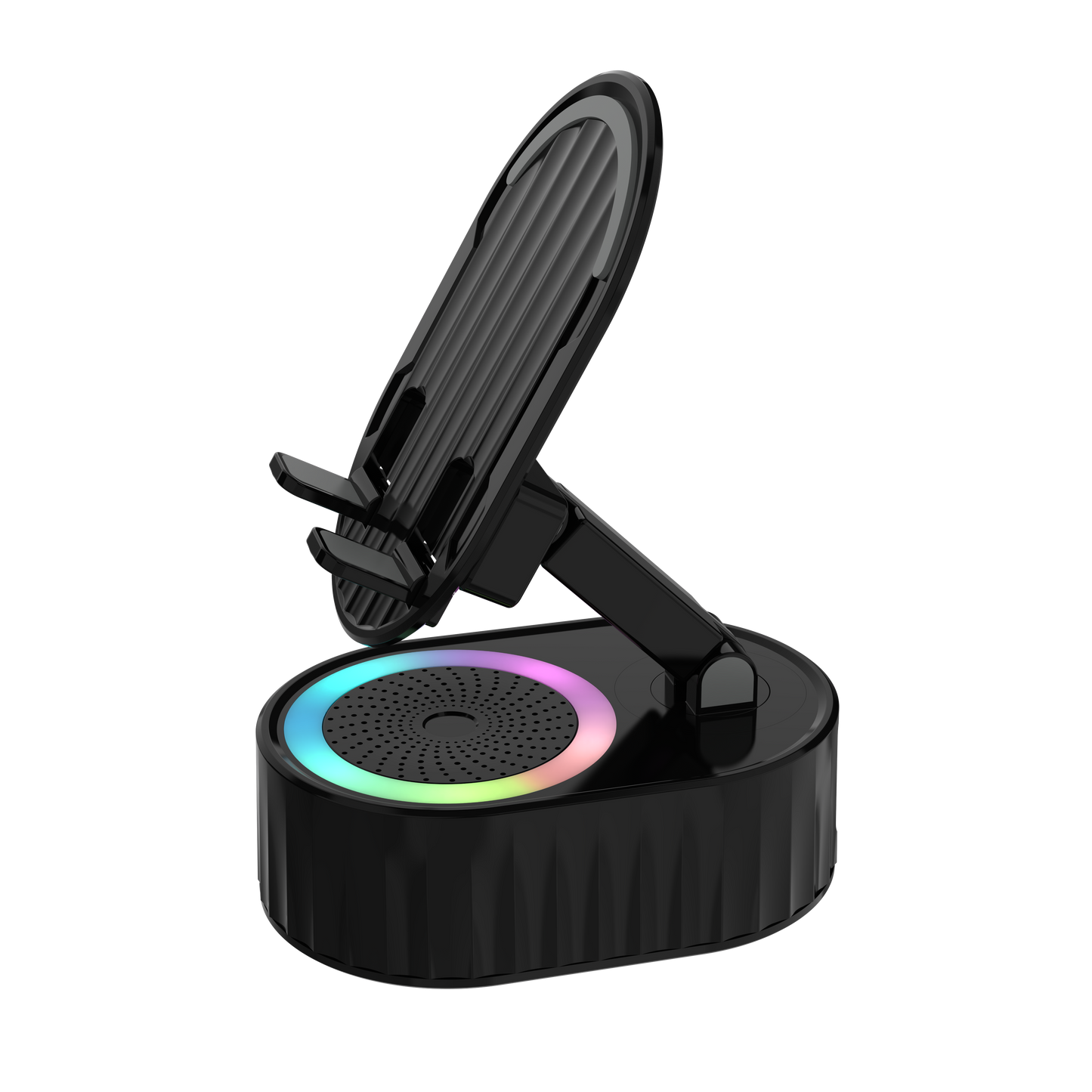 TOPTECH S50BT Bluetooth Speaker with 360° Phone Holder, Wireless Induction & RGB Lights