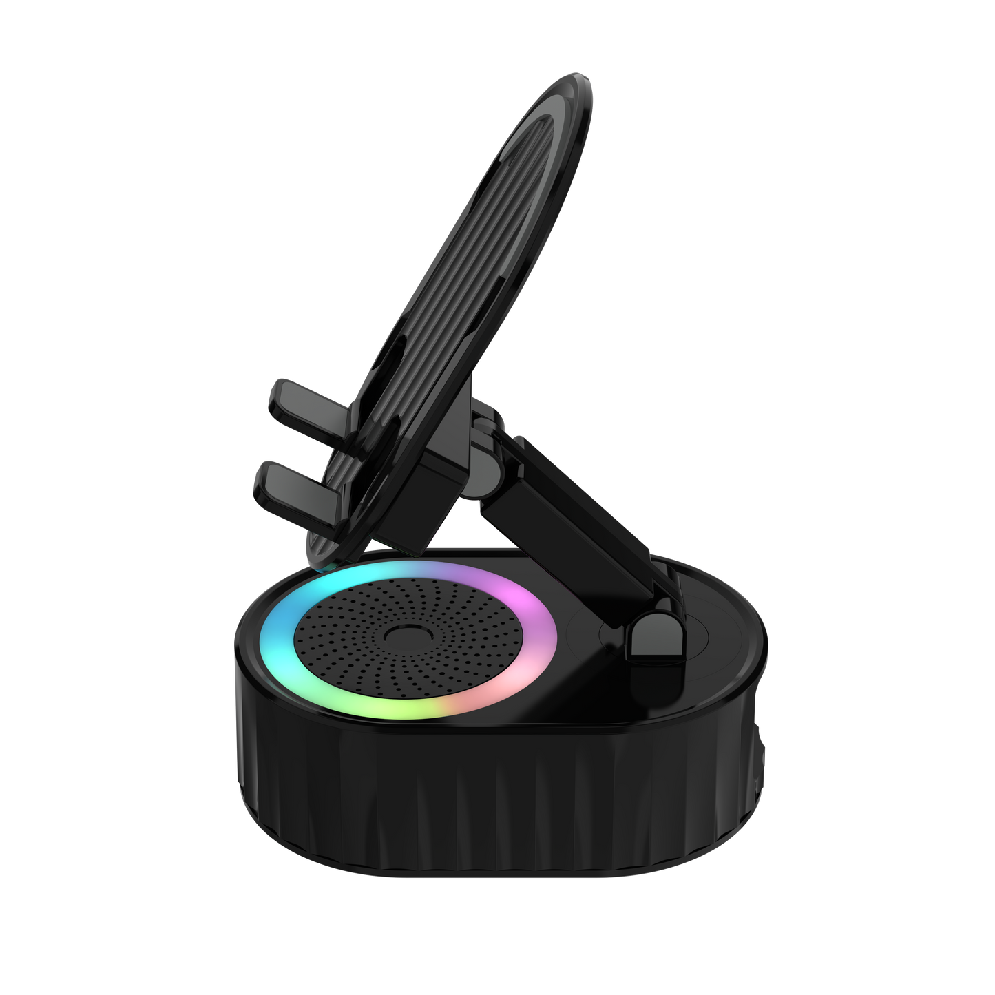 TOPTECH S50BT Bluetooth Speaker with 360° Phone Holder, Wireless Induction & RGB Lights