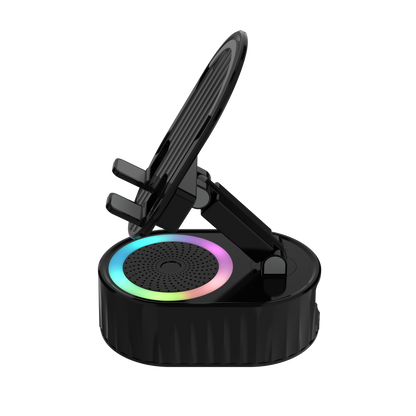TOPTECH S50BT Bluetooth Speaker with 360° Phone Holder, Wireless Induction & RGB Lights