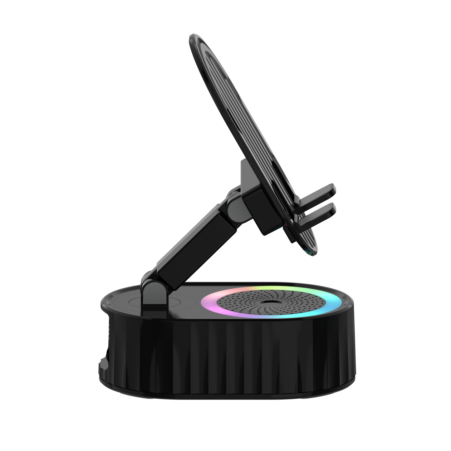 TOPTECH S50BT Bluetooth Speaker with 360° Phone Holder, Wireless Induction & RGB Lights