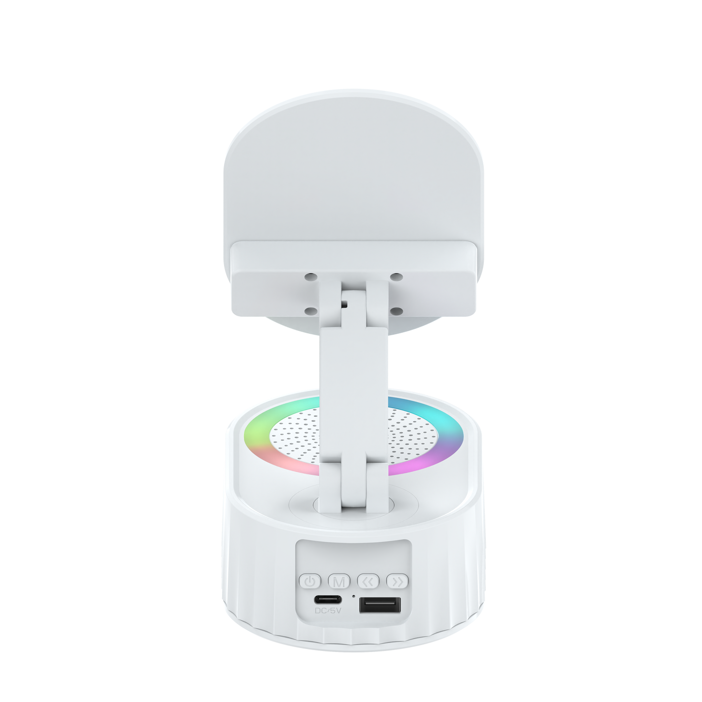 TOPTECH S50BT Bluetooth Speaker with 360° Phone Holder, Wireless Induction & RGB Lights