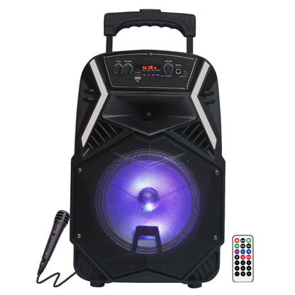 TOPTECH Angel-8 Portable 8" Bluetooth Party Speaker with LED Lights and Remote - Top Tech Audio 