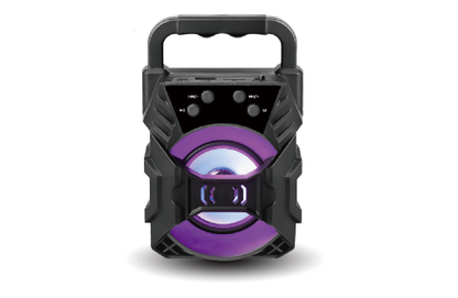 TOPTECH Blade-4 400W Portable Rechargeable Mini Speaker with Colorful Lights & FM Radio - Top Tech Audio 