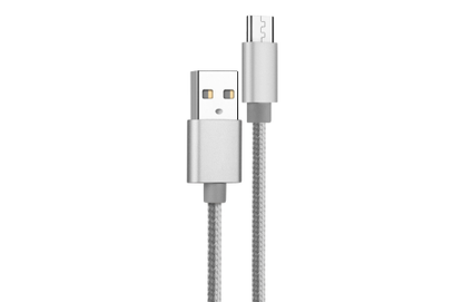 6ft Tangle-Free High-Quality Braided Micro USB Cable for Fast Charging and Data Transfer - Top Tech Audio 