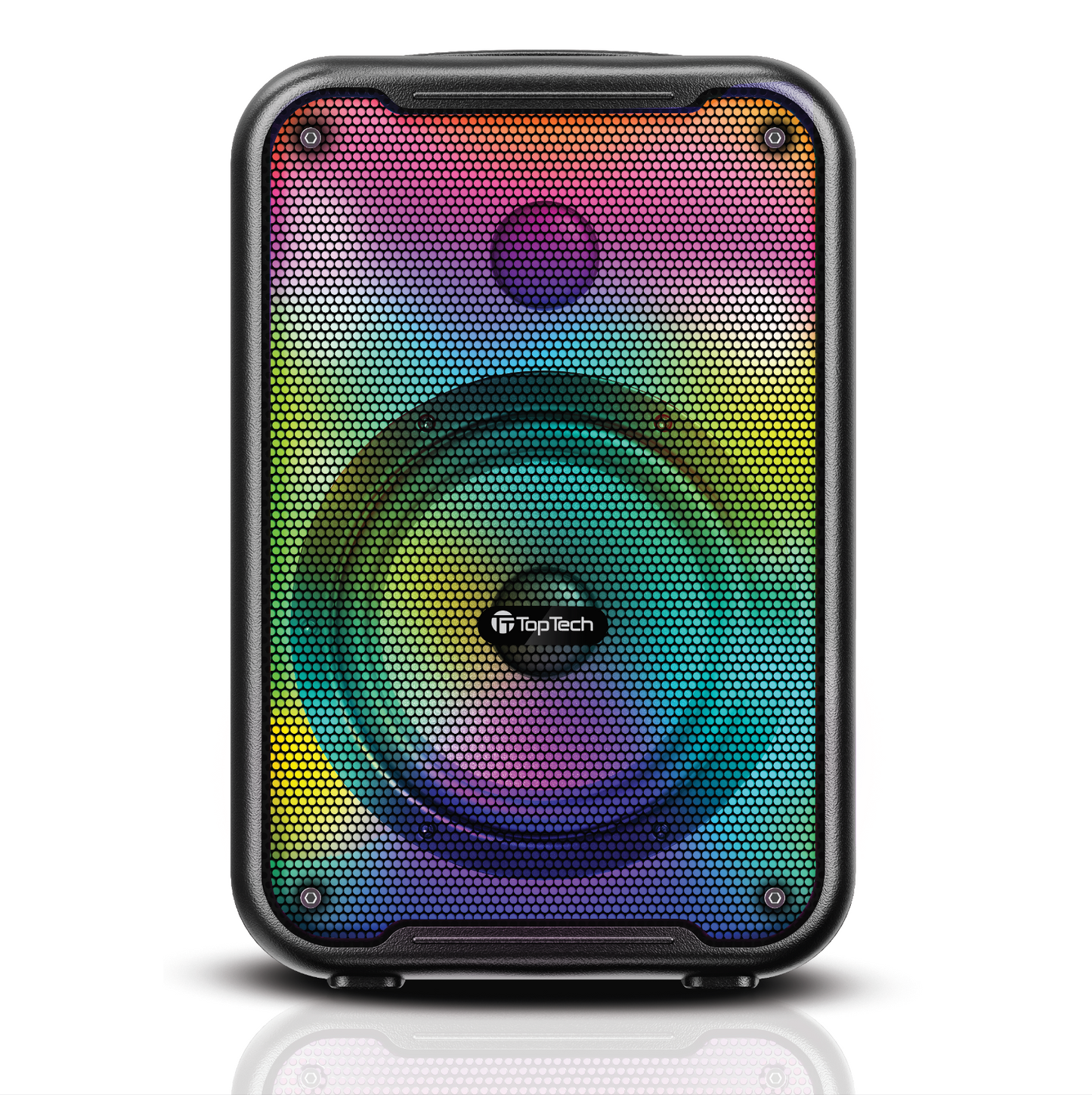 TOPTECH BLADE-8 8" Wireless Bluetooth Speaker, TWS, Flame Lights - Top Tech Audio 