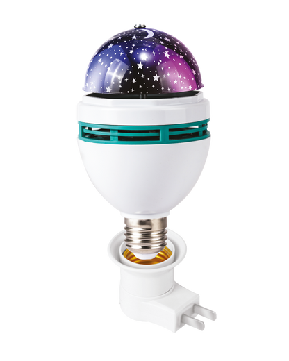 TOPTECH Star Projector Galaxy Bulb with Bluetooth Speaker, Night Light & Lighting Shows - Top Tech Audio 