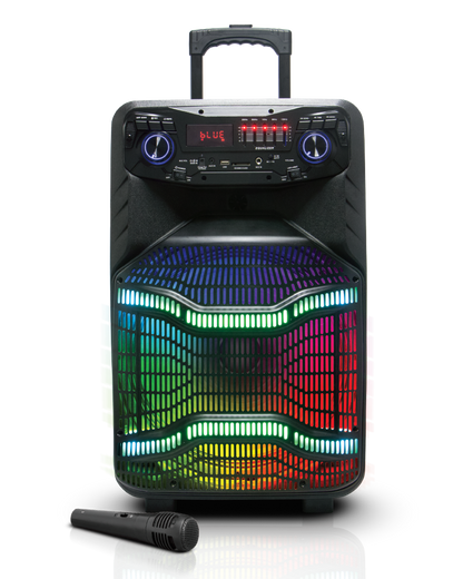 BLAZE-15, 15'' Bluetooth Party Speaker with Disco Lights - Top Tech Audio 